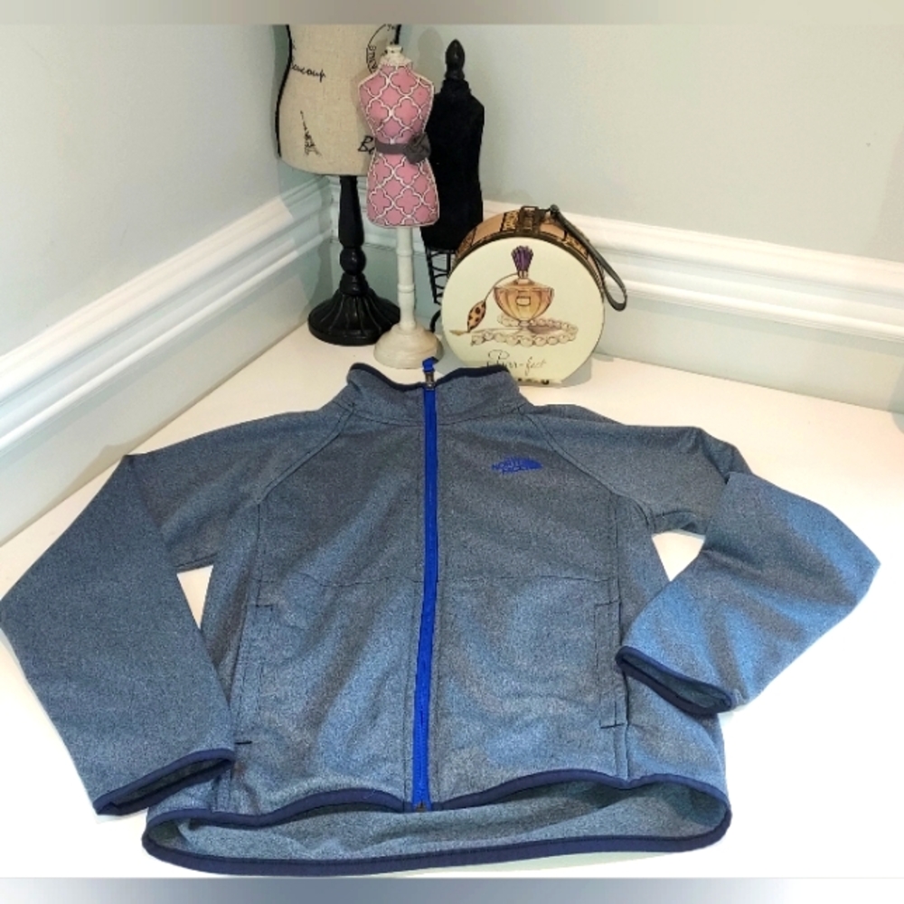 The North Face Multi Blue Full Front Zip Athletic Wear Boys NWOT